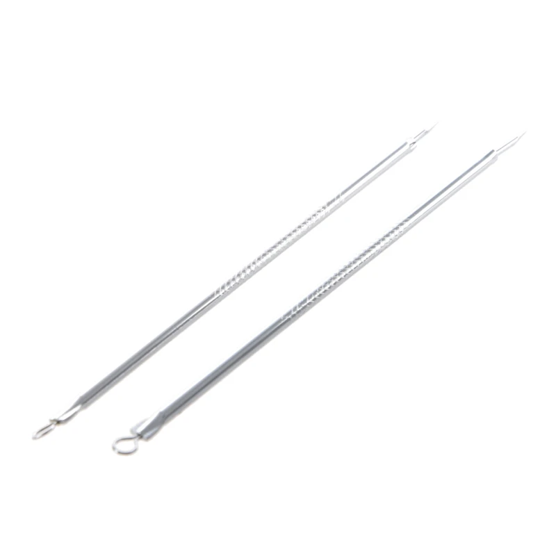 Stainless Black Head Remover Tool Acne Pimple Extractors Silver
