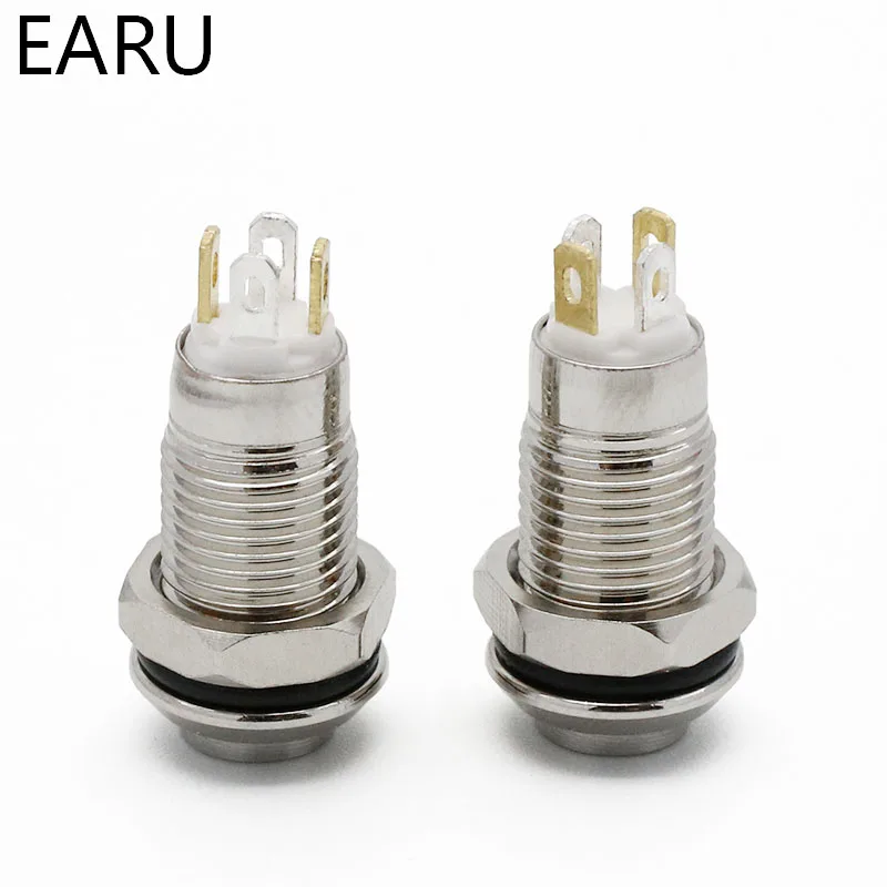 Металлический переключатель из нержавеющей стали с высокой круглой