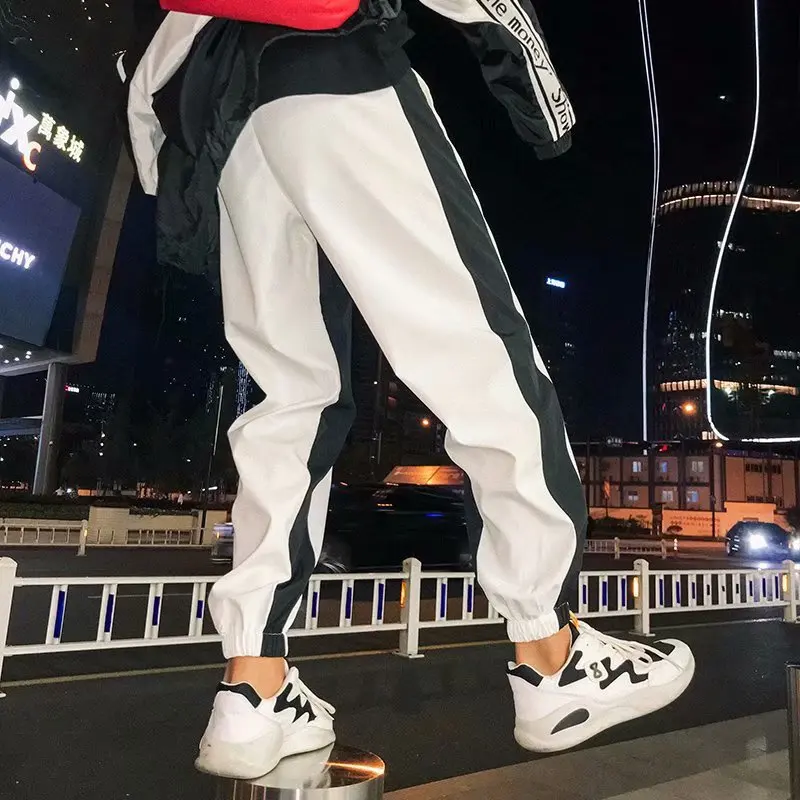 Летние Новые мужские повседневные штаны в японском стиле трендовые брюки с