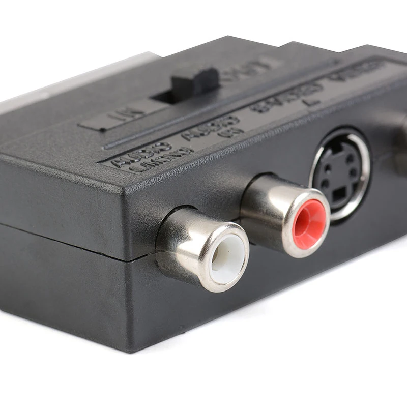 EU интерфейс 21 pin to RCA цветная линия S Клеммная вилка AV аудио/видео SCART для