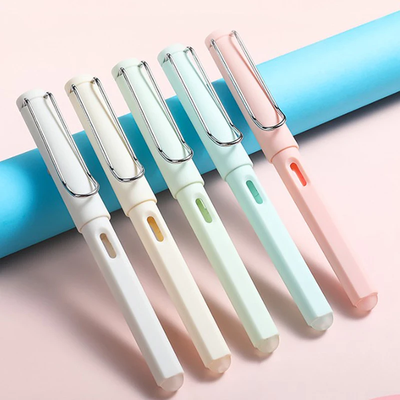 

Fountain Pen plastic Colorful classic ink pen Business Stationery Office school Stationery Supplies ink pen