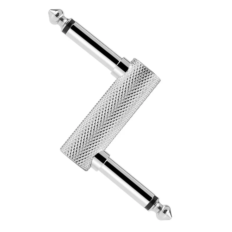 3 шт патч-кабель шнуры для подключения гитары-серебряный Эффект педали | Спорт и