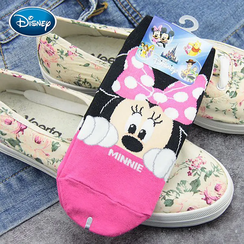Disney милые детские носки с мультипликационным принтом Микки на утином пуху весну