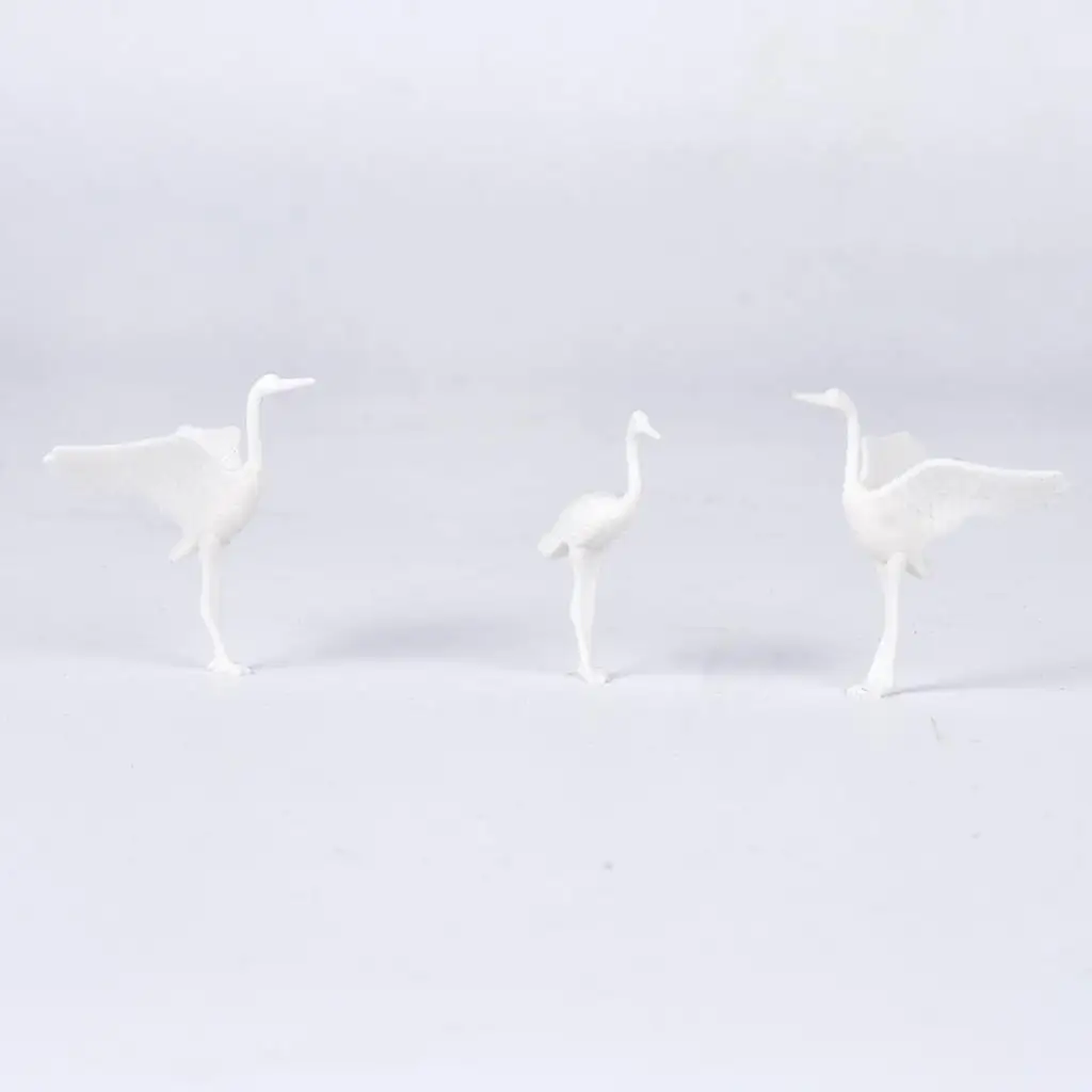 

Animal Bird Japanese Crane Miniature Models for Micro Landscape Accessories