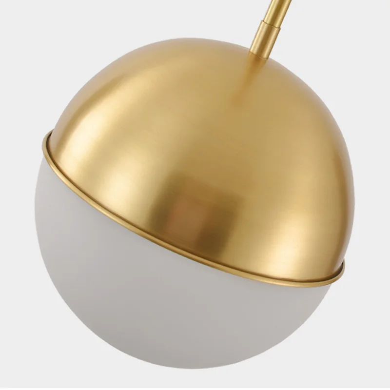 Медные подвесные светильники для кровати спальни кухни подвесной светильник