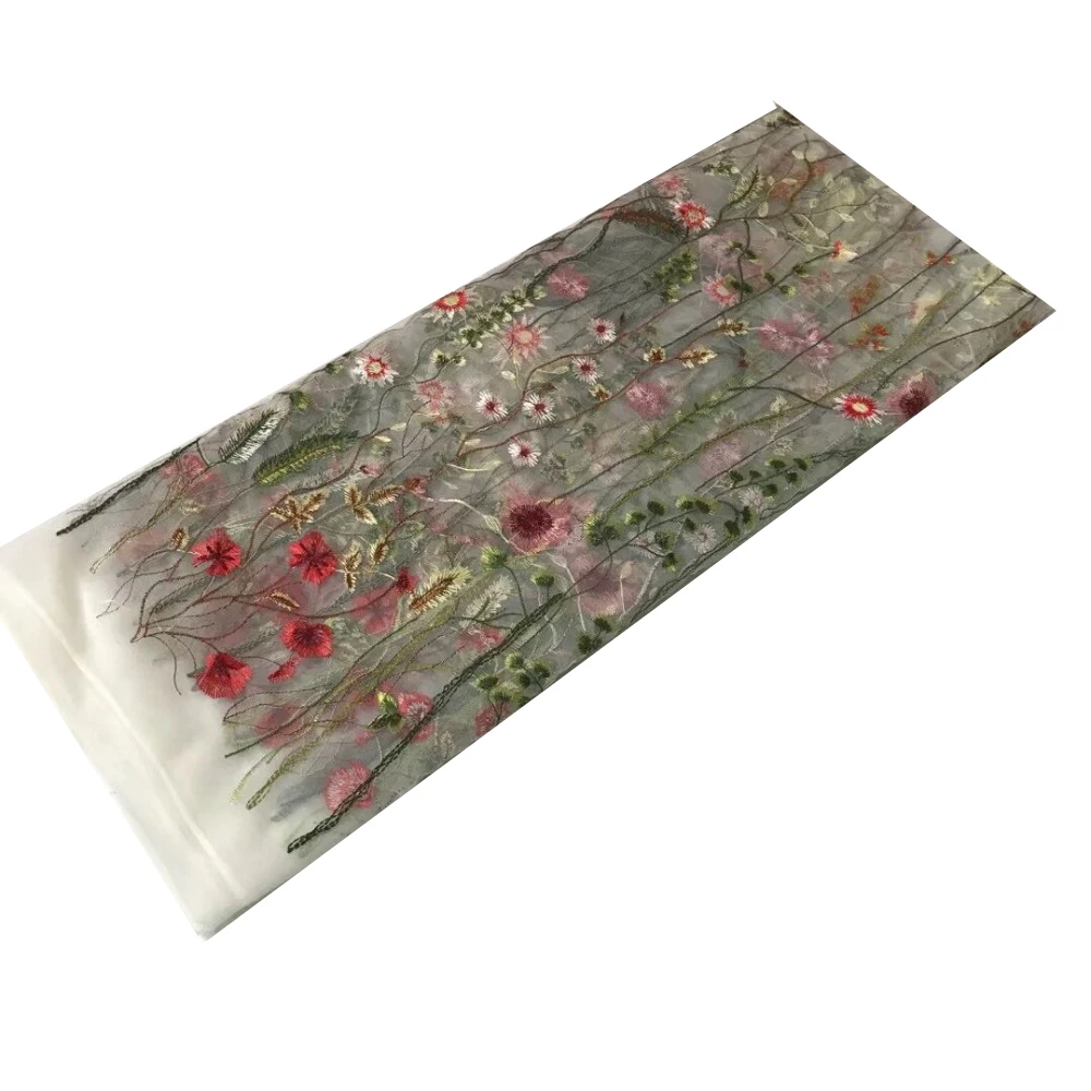 

African Lace Fabric High Quality Tulle Net French Lace Fabric 5 Yards Embroidery Nigerian Lace Fabric For Women