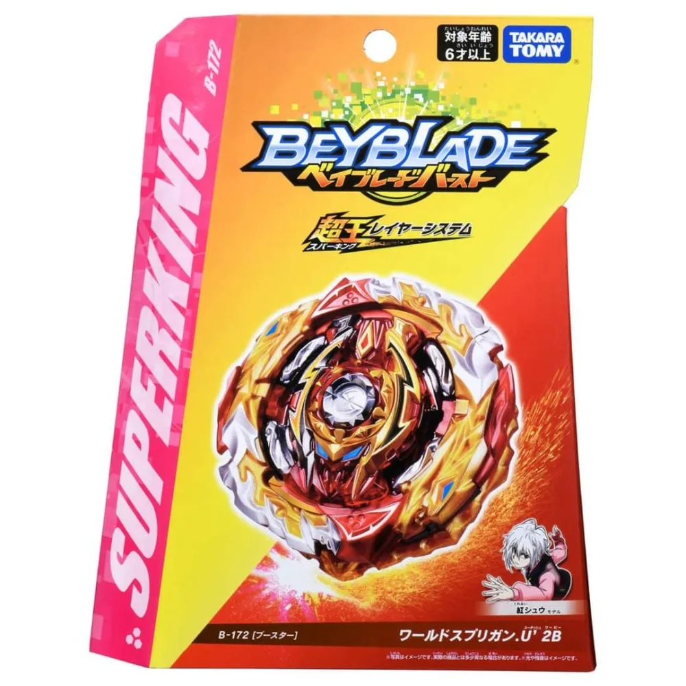 Оригинальный Takara Tomy Beyblade Burst SuperKing B-171 Superking тройной бустер набор игрушек b155 B158 b169