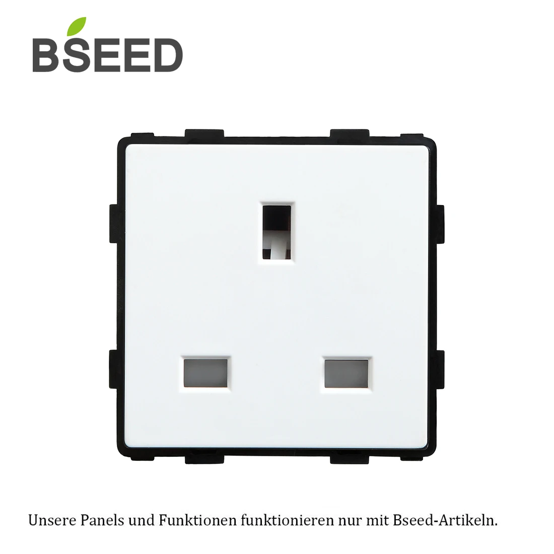 Настенная розетка BSEED электрическая с питанием от USB в европейском и британском