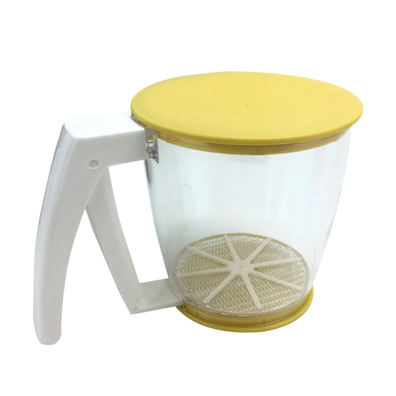 

Handheld Flour Sieve Fine Mesh Sugar Filter Manual Icing Sugar Powder Strainer Dessert Pastry Tools Baking Tools Kitchen Gadget