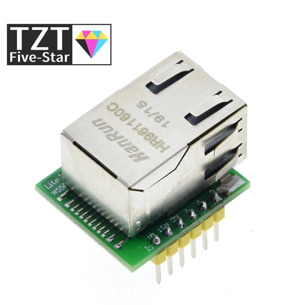 Завеса умная электроника USR-ES1 W5500 чип Новый SPI для LAN/ Ethernet конвертер TCP/IP Mod |