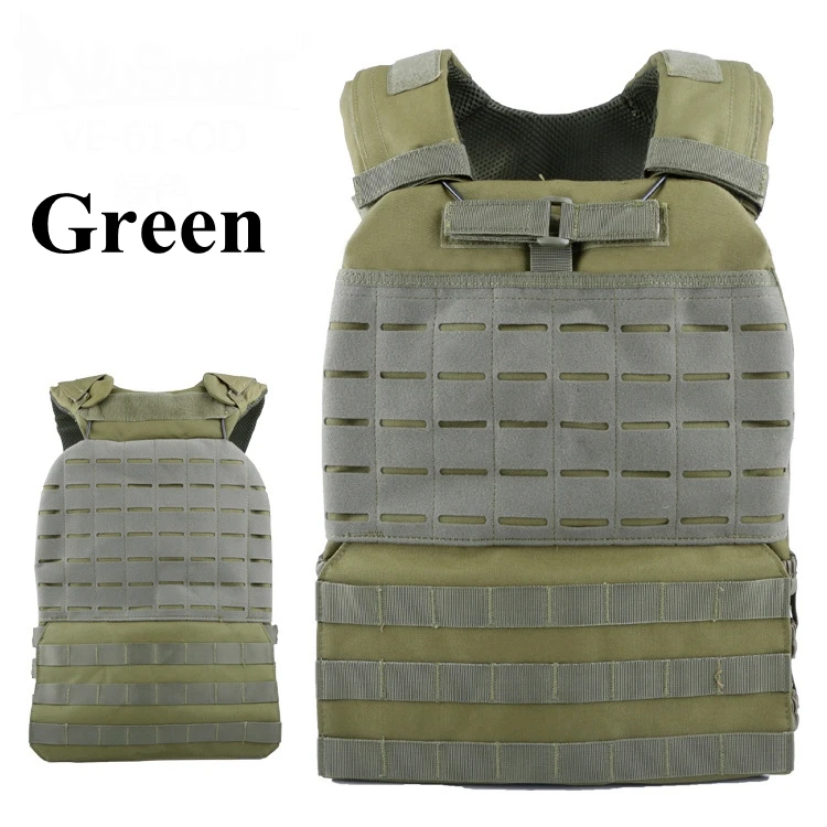 green 900D ткань Оксфорд военный тактический Molle жилеты быстросъемный большой чехол страйкбол Стрельба Жилет Открытый Охота Пейнтбол - Цвет: green