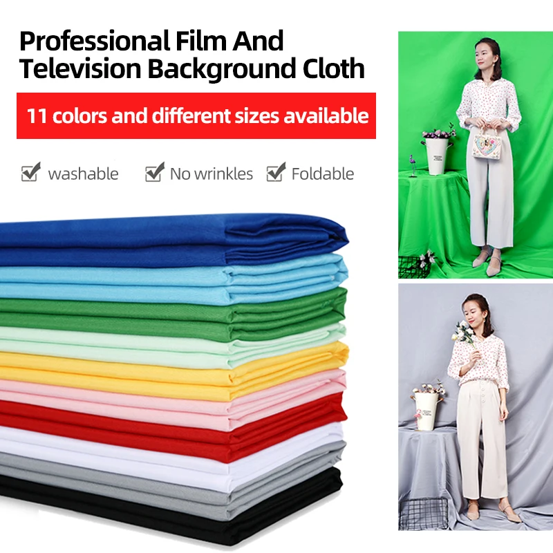 

Photography Background Backdrop Smooth Muslin Cotton Green Screen Chromakey Cromakey Background Cloth For Photo Studio Video