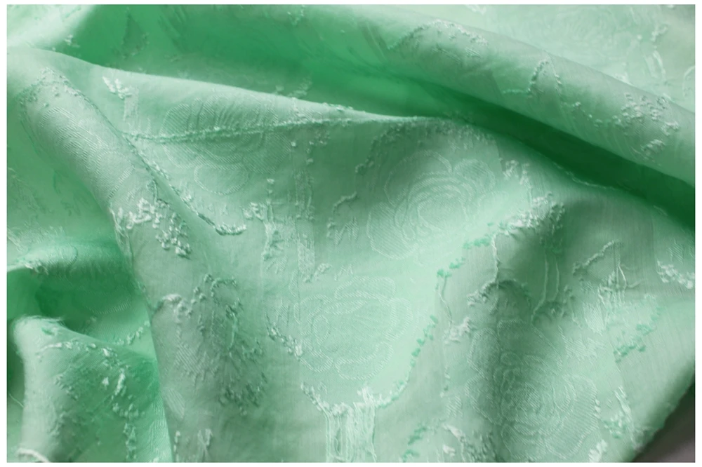 

Jacquard cut fabric chiffon light three-dimensional fabric used for summer dress patchwork accessories