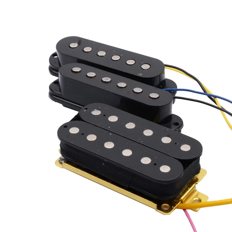 ST Electric Guitar Pickup Wiring Harness Prewired 5-Way Switch 2T1V Control SSH | Parts &amp Accessories