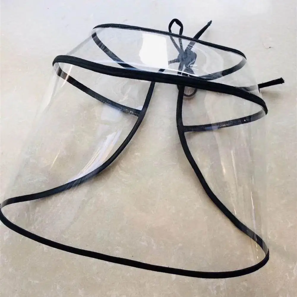 

Bucket hat Double sided dust mask anti dust anti saliva cover full face eyes mask protective prevent flu spittle