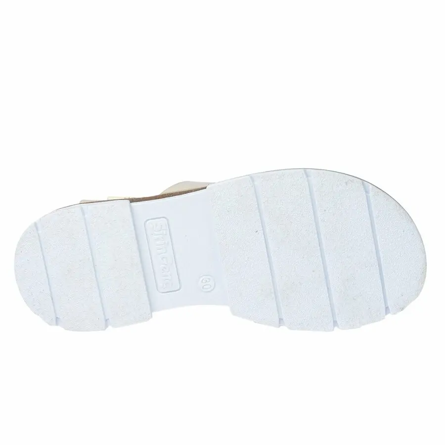 

Kids Sandals Cute Bebe Kiko Lf 2450-58 Orthopedic Girl Sandals Slippers Gold