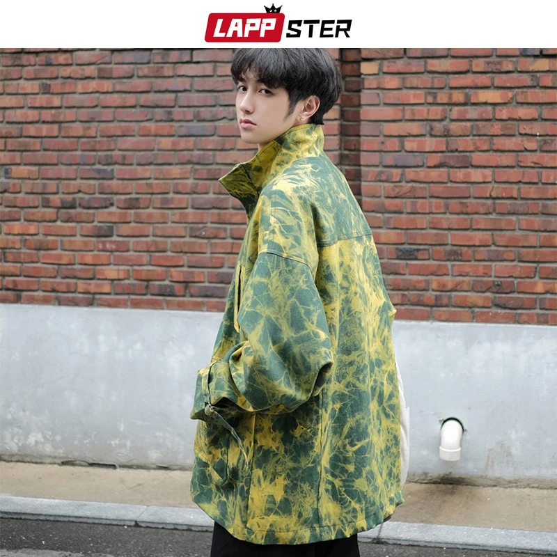 Мужская ветровка в стиле хип-хоп LAPPSTER Японская уличная одежда фиолетовые
