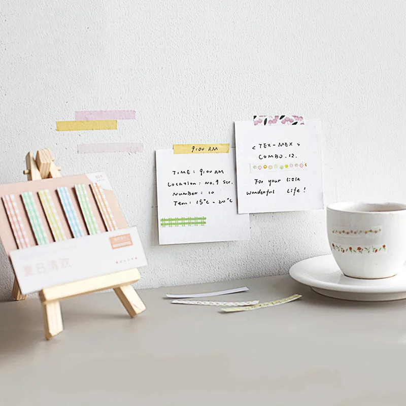60 листов Kawaii Plant memo pad самоклеящиеся N Times Липкие заметки милый блокнот для детских