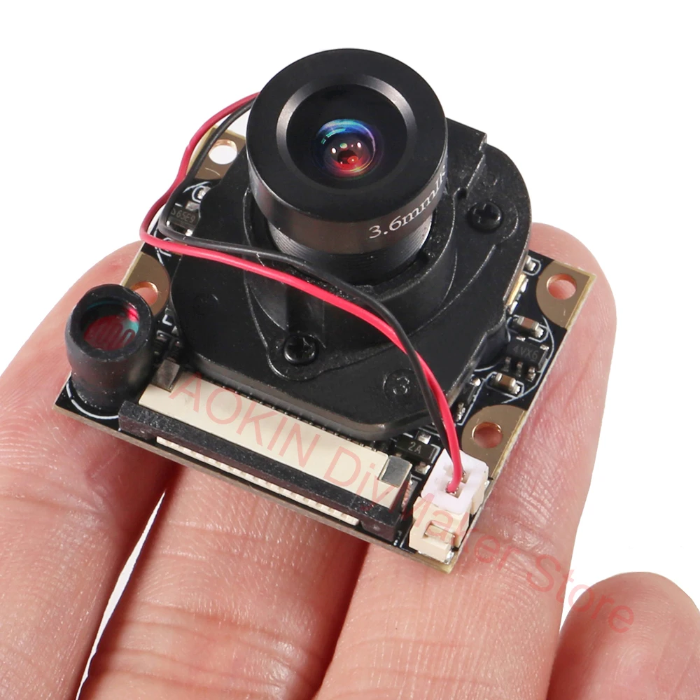 Raspberry Pi 4 B 3 B+ Camera Module Automatic IR-Cut Switching Day/Night Vision Video Module Adjustable Focus 5MP 1080p