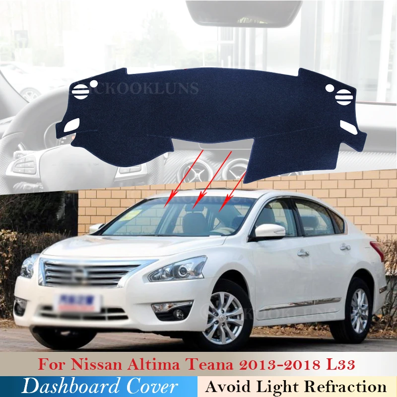 Защитная накладка на приборную панель для Nissan Altima Teana L33 2013 ~ 2018 автомобильные