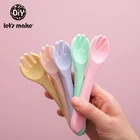1 шт., силиконовая ложка для кормления детей, без БФА