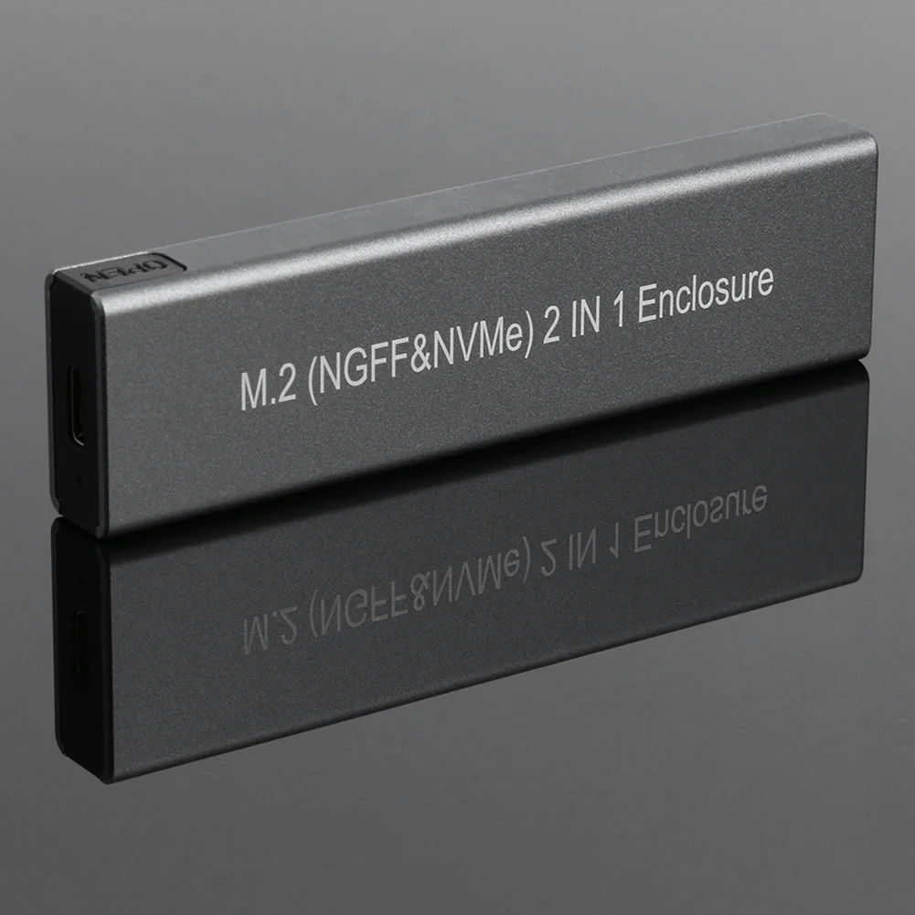 M.2 NVME SATA to USB 3.0 SSD Case NVME M-Key/ M&B-Key SATA B-Key/M&B-Key Hard Drive Disk For 2230 2260 2242 2280 SSD For Laptop