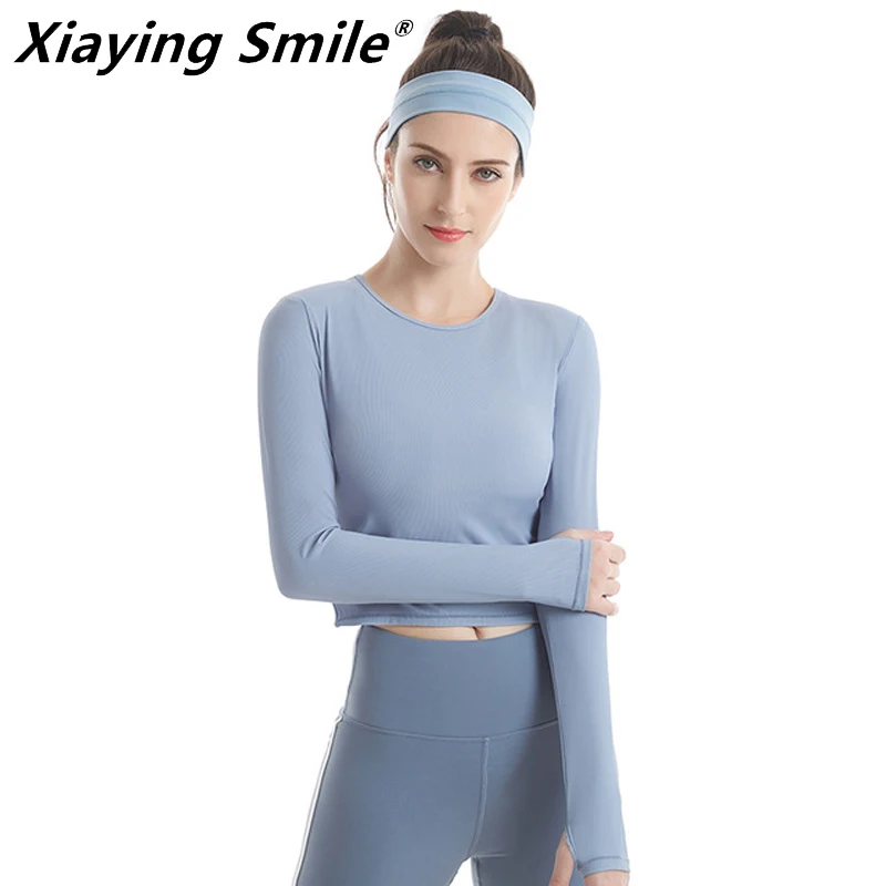 Тренировочный костюм Xiaying Smile для йоги одежда спортзала женщин тренировочные