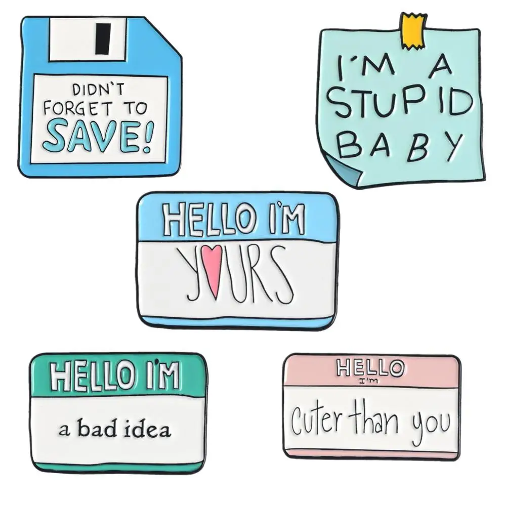 Новинка эмаль отворот булавка воротник шпильки рюкзак шапка аксессуары|Броши| |