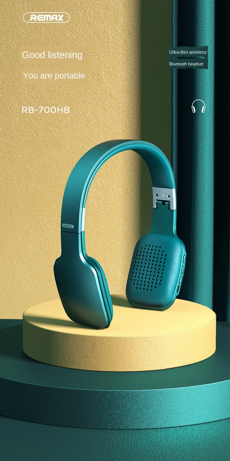 

Headset Bluetooth Mobile Phone Earplugs Wholesale Folding Headset Factory Direct 700hb