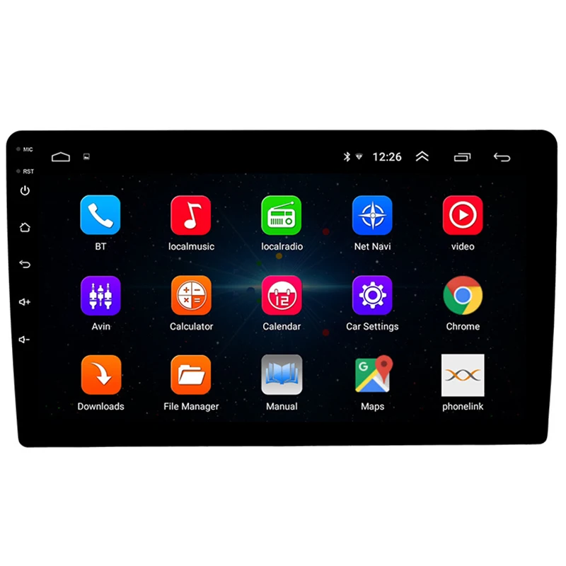 9-Inch Android 8.1 Car Gps Multimedia Universal Navigation Head With Reverse Rear Camera For Any Model Ultra-Thin Back | Автомобили и