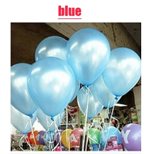 Light blue 50/100 планшетный ПК 10 дюймов 1,5g голубое золото, цвета: белый, черный, розовый, утолщение жемчужные латексные шары Свадебный шар вечерние детские игрушки baby show воздушный шар - Цвет: Light blue