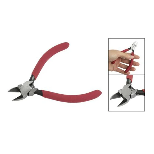 

4.5" Side Cutter Diagonal Wire Cutting Pliers Nippers Repair Tool Red