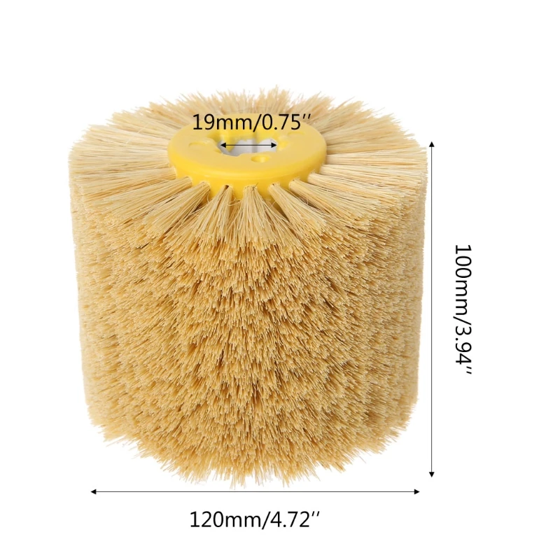 

Deburring Sisal Wire Round Brush Head Polishing Grinding Buffing Wheel Woodworks Dropshipping