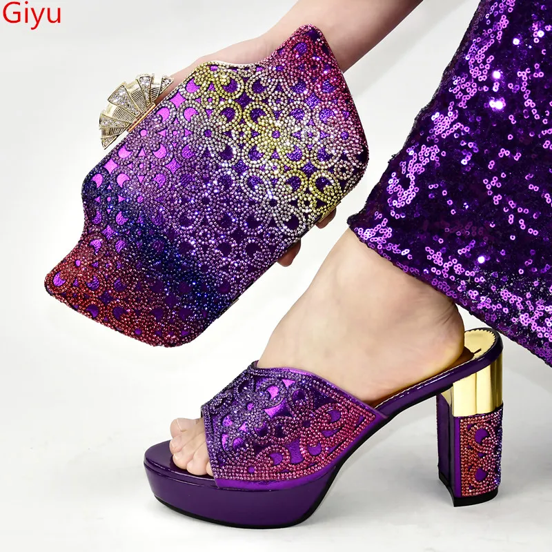 

doershow fashion African beautiful Designer Shoes And Bag Set To Match Italian Party Shoes With Matching Bags Set!SMN1-3