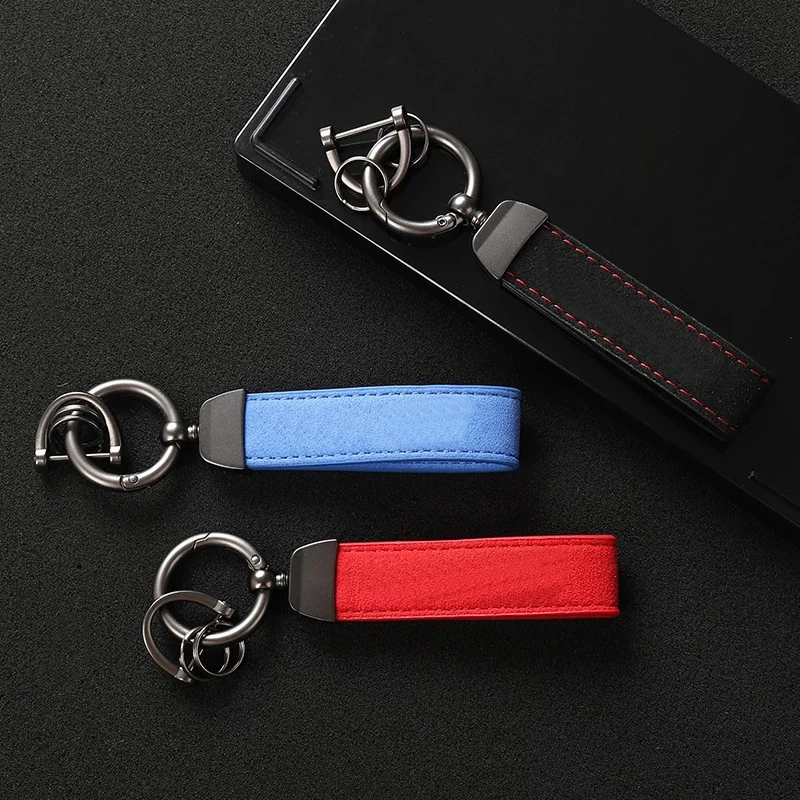 

Keychain For Car Keys PU Leather Lanyard Key Chain Waist Wallet KeyChains Customizable Gift For Friend