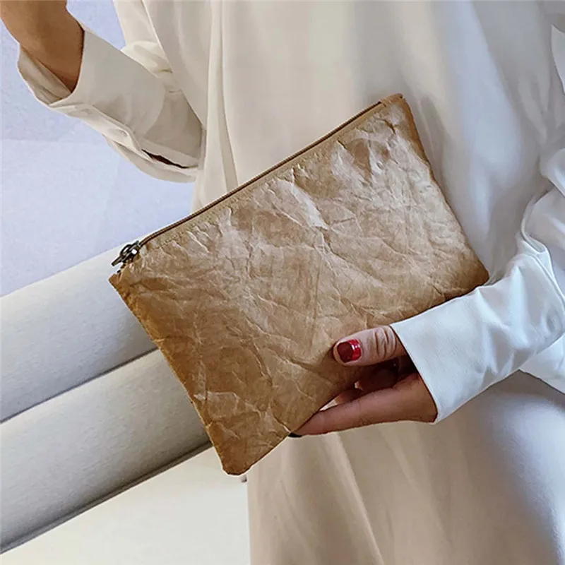 Модные женские бумажные клатчи сумка конверт Женские винтажные вечерние сумки