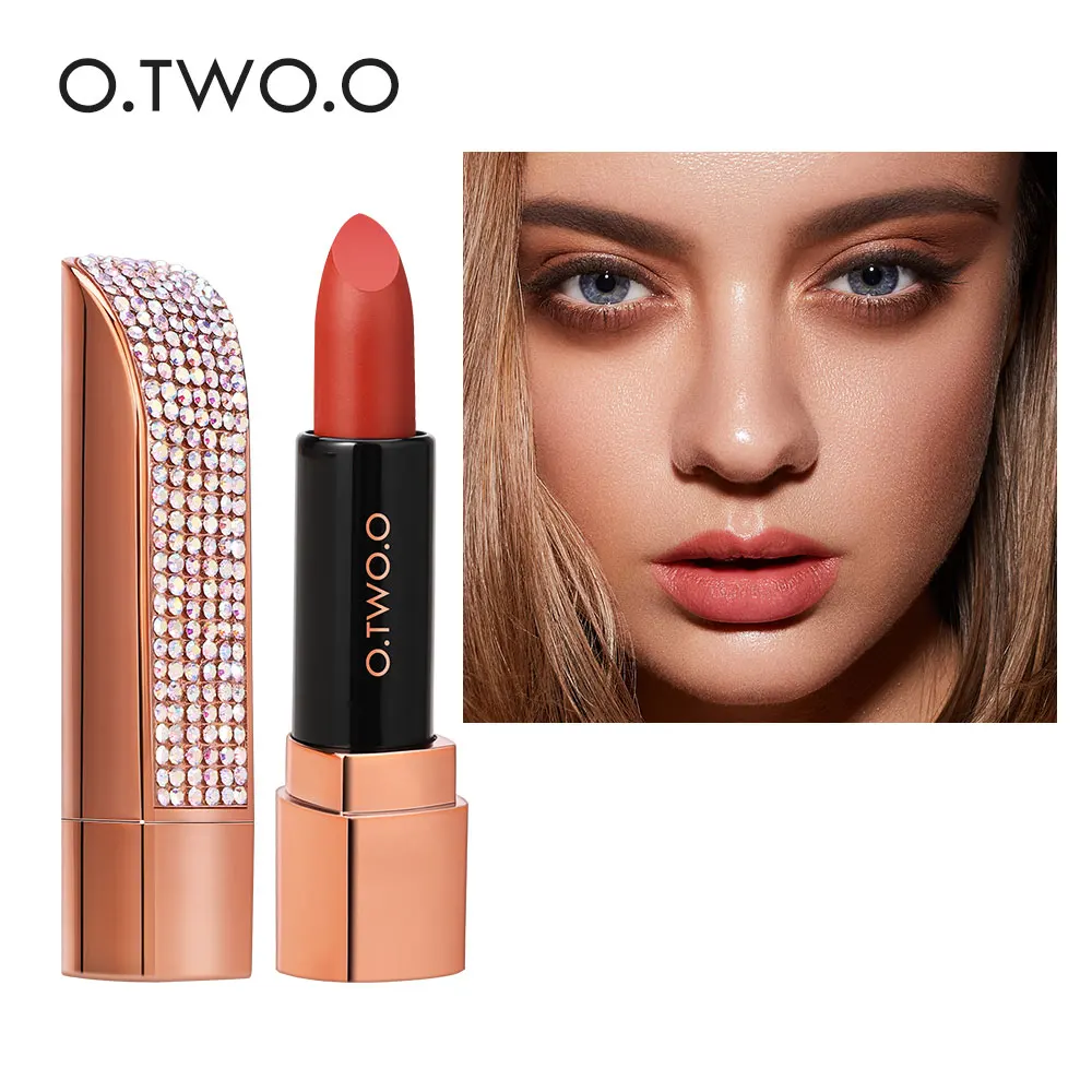 

O.TWO.O Twelve Constellation Lipstick Waterproof Pigment Lips Makeup Semi Velvet Lightweight Lip Stick Cosmetic Official Product