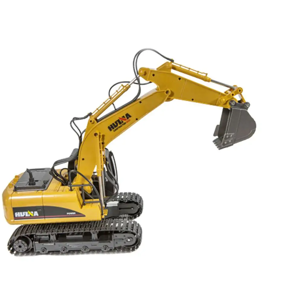Yfashion HuiNa Toys 1550 15Channel 2.4G 1/14 RC Car 680 Degree Rotation Metal Excavator Cool Sound/Light Effect Truck | Игрушки и хобби