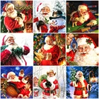 Рождественская 5d картина из страз Санта-Клаус мультфильм полная вышивка квадратная вышивка мозаика распродажа домашний декор Ручная работа