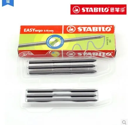 Стержни для карандаша Stabilo HB механические Черные Карандаши рисования 6