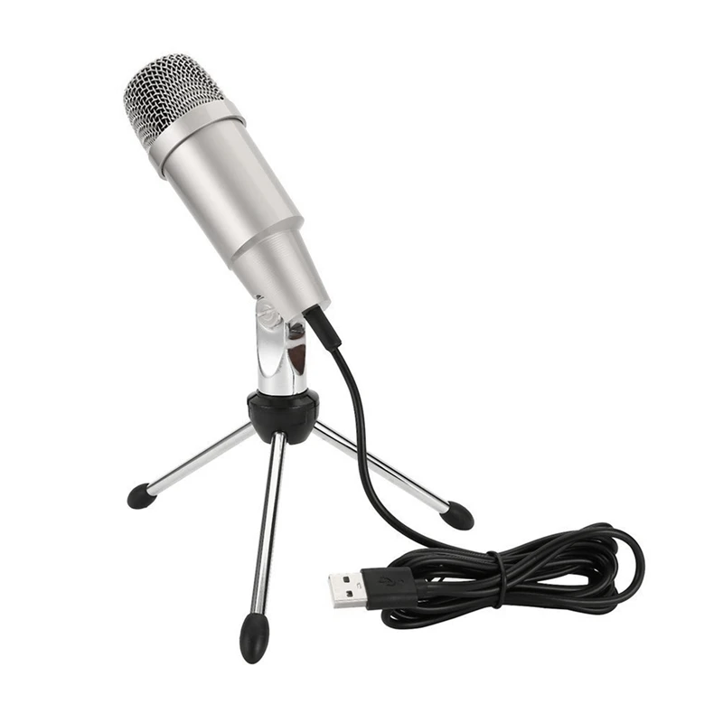 C-330 Usb микрофон караоке пластиковый и металлический конденсатор в форме сердца