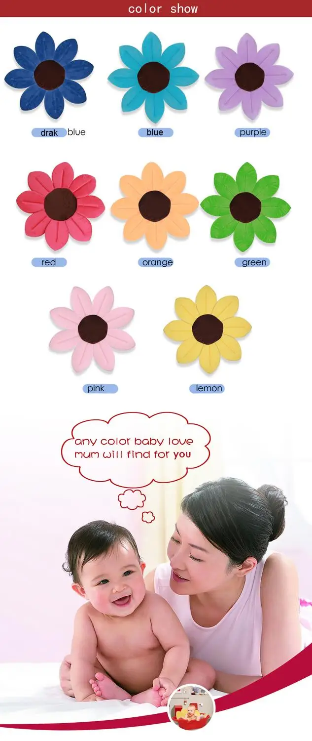 Reciern Nacido bebte flor bamino bagnera bebé plegable flor Bagno de juguete infantil de la felpa Цветочные cojin nignos nignas seguridad p