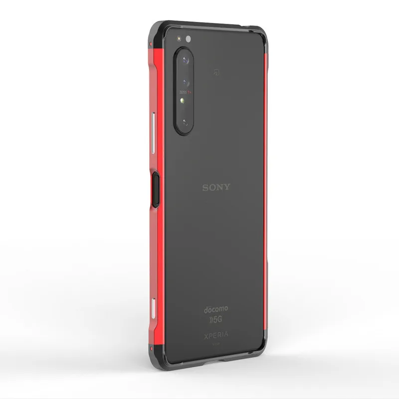 

Металлический бампер, чехол для телефона Sony Xperia 1ii, противоударный корпус из нержавеющей стали и алюминия для Sony Xperia 1ii, чехол