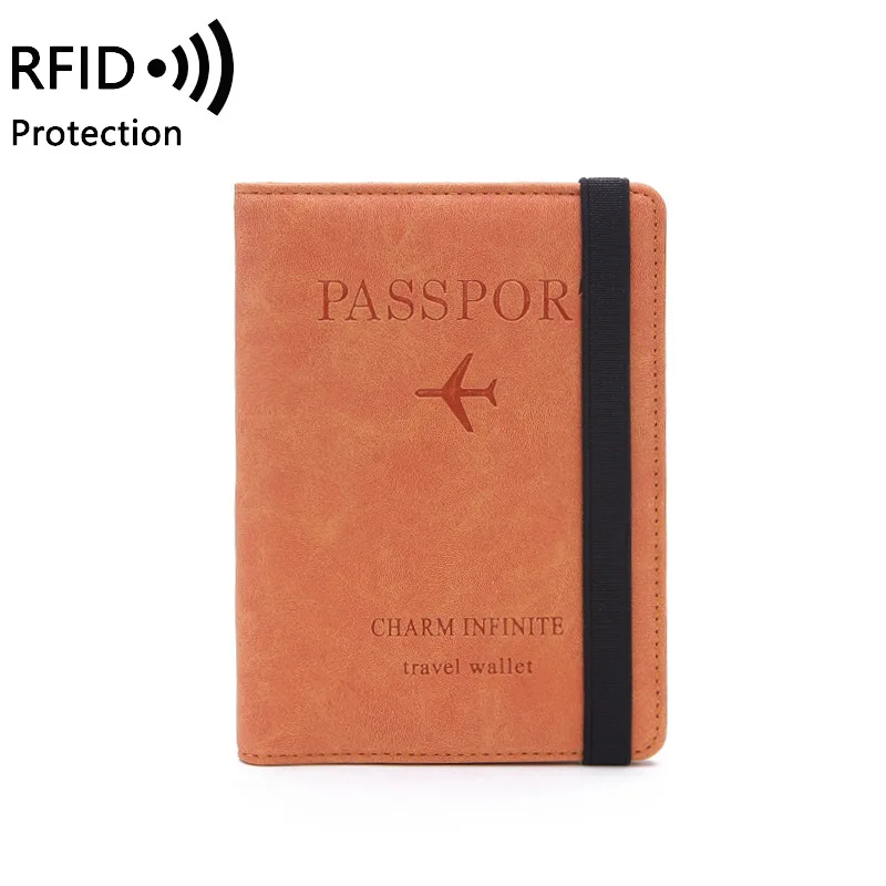 Аксессуары для путешествий RFID обложки паспорта женщин и мужчин винтажный бизнес