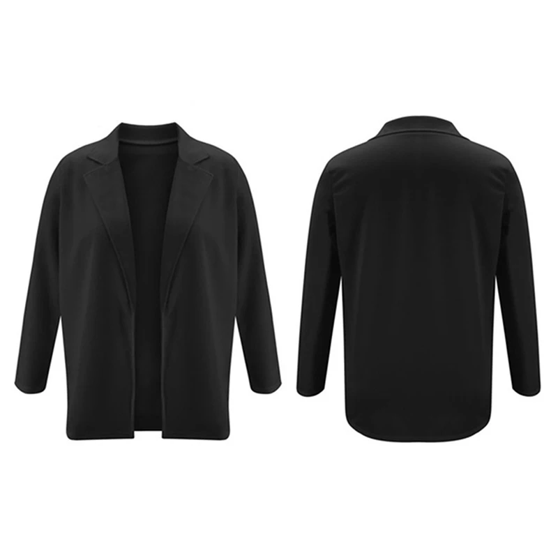 

Women Autumn Solid White Black Business Female Blazer Jacket Casual Fall Long Sleeve Work Suit Office Lady Slim Blazers Coat Top