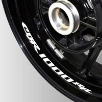 motorcycle reflective wheel tire logo creative stickers rim inner decorative waterproof decals for honda cbr1000rr cbr 1000 rr