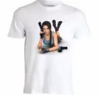 Футболка Tomb Raider Lara Croft, модная Мужская хлопковая футболка с коротким рукавом и круглым вырезом, футболка классная, уличная одежда