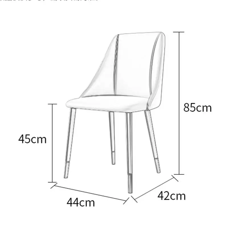 Скандинавские минималистичные стулья для ресторана столовой офисные совещаний