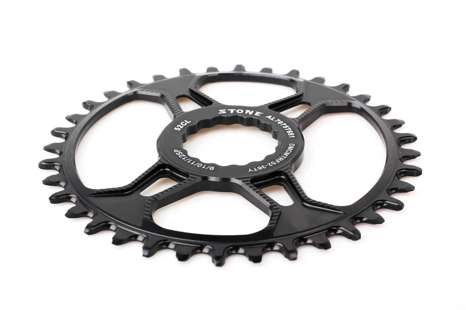 Каменная цепная цепь для RF Round Next SL SIXC Atlas AEffect Cinch 30t 32 34 36 38T зуб 3,5 мм смещение прямое Крепление цепное колесо