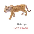 1 шт., Миниатюрные модели животных для зоопарка, фермы, имитация игрушек, кролик, тигр, лиса, олень, игрушки, фигурки для детей, подарок для детей